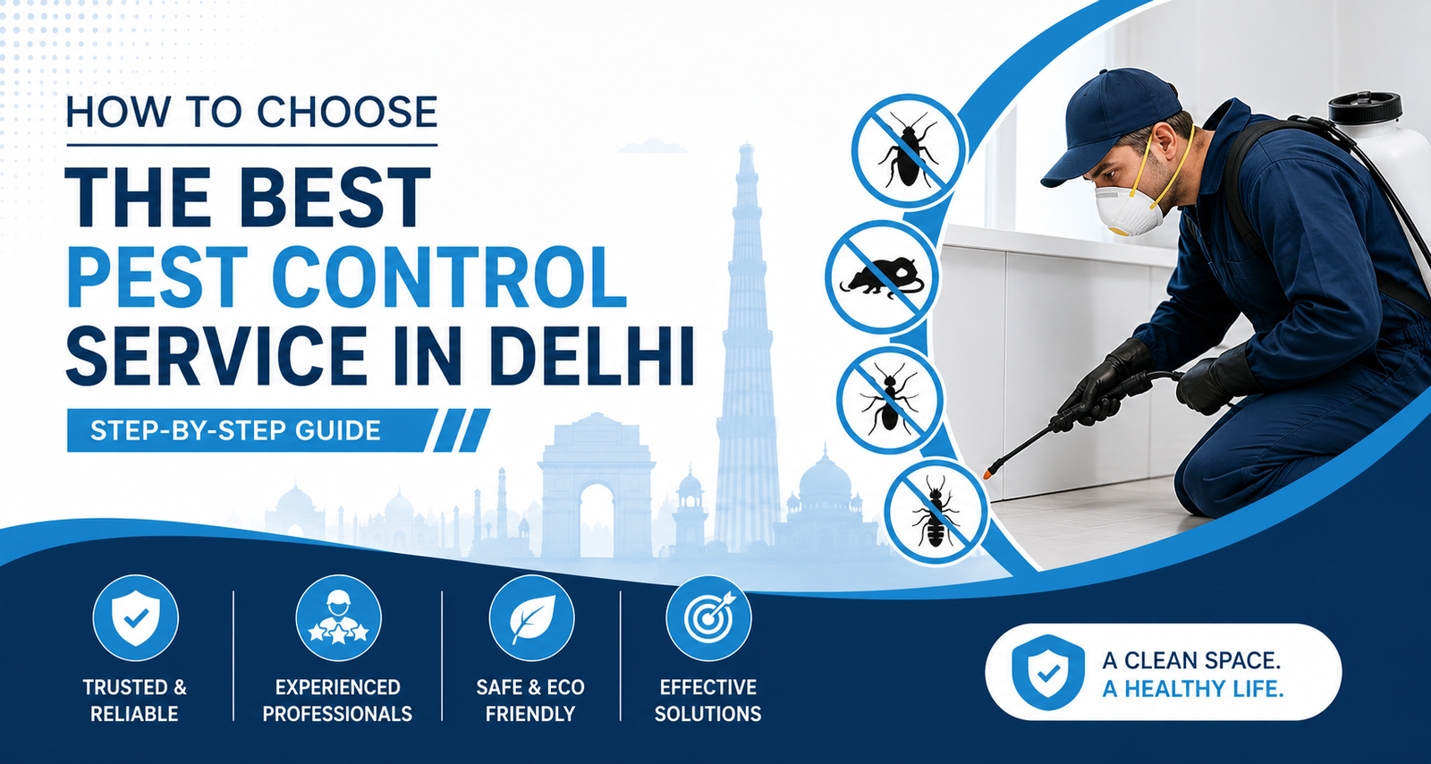 How to Choose Best Pest Control Services in Delhi – Step by Step Guide